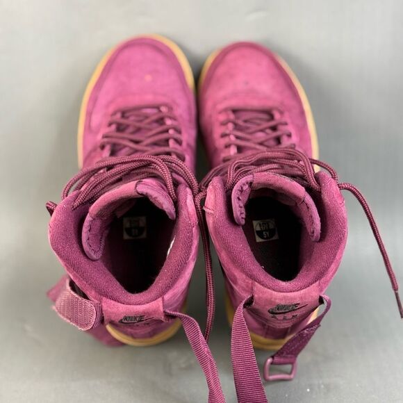 Nike Air Force 1 High WB GS 'Bordeaux' sneaker shoes youths size 5 (Y5) - Picture 5 of 7